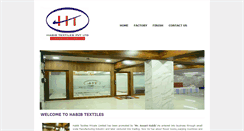 Desktop Screenshot of habibtextiles.com