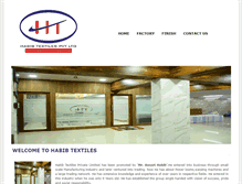 Tablet Screenshot of habibtextiles.com